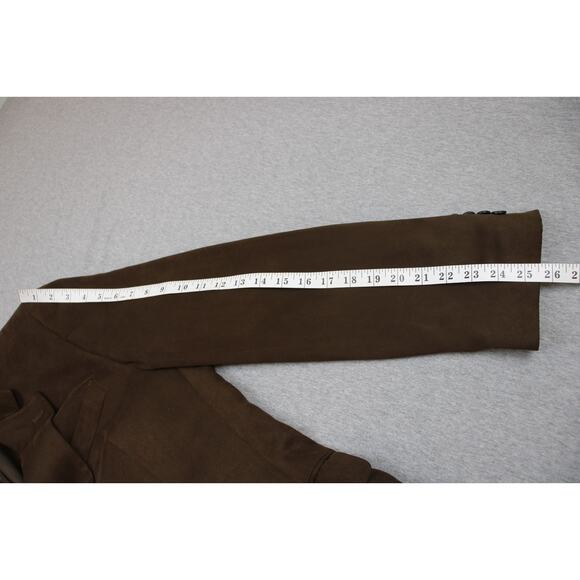 Lauren Ralph Lauren Blazer Mens 42L Brown Microfiber Faux-Suede Sports Jacket - Picture 8 of 10